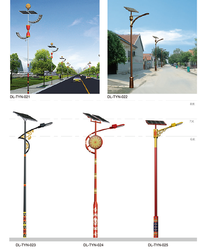 DL-TYN-021 ~ DL-TYN-025 Landskap kompletterande lampor