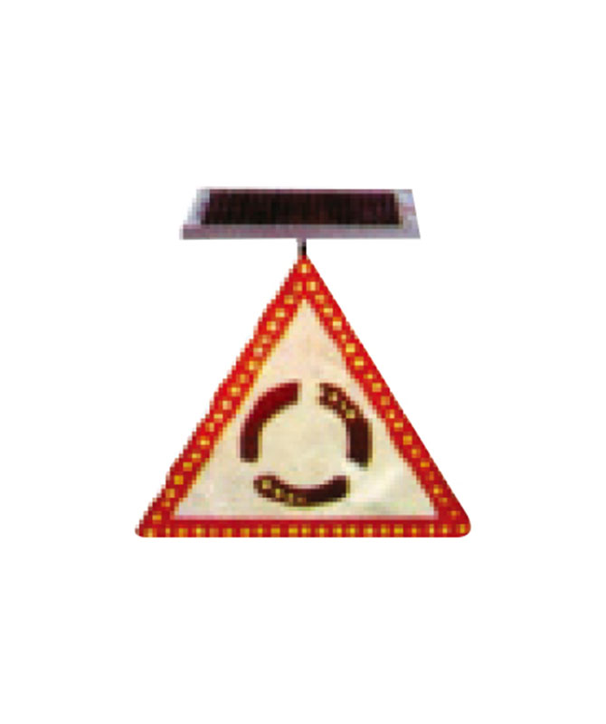 Sy-6e Solgul blinkande signallampa