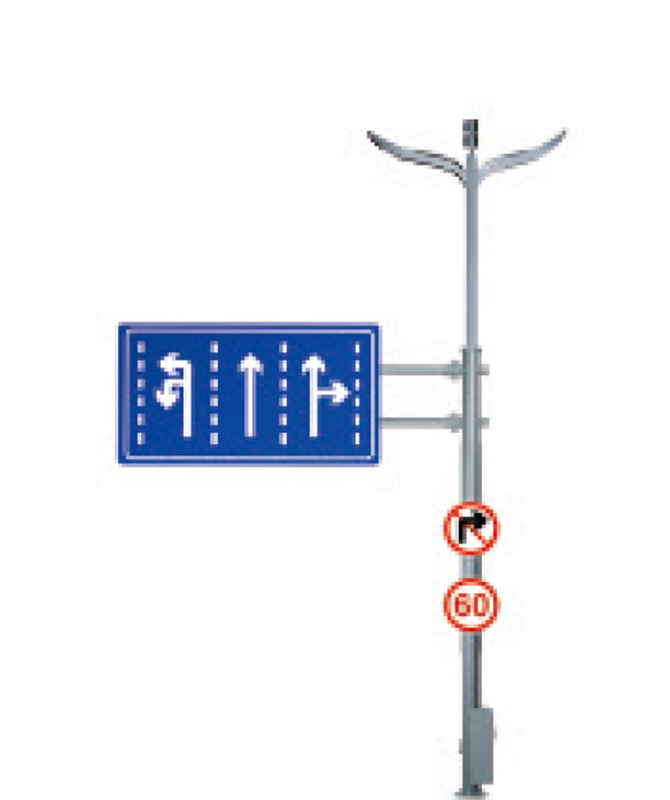 C-typ omfattande lampstolpe High Power LED -gatuljus